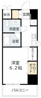 1Kの間取り画像