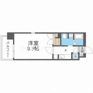 フォレシティ肥後橋【10階】の間取り