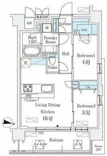 STANDZ新大阪【7階】の間取り