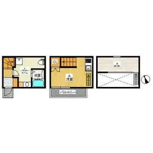 トリスアパートメント【102号室】の間取り