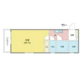 グラン・シャリオ日比野【3階】の間取り