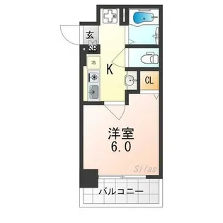 KDXレジデンス西大路【5階】の間取り