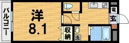 ZEST32【2階】の間取り