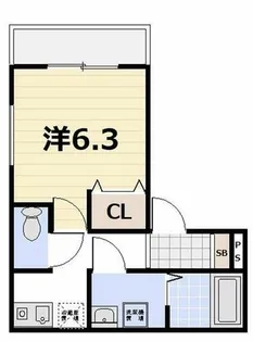 ルミエール梛【1階】の間取り
