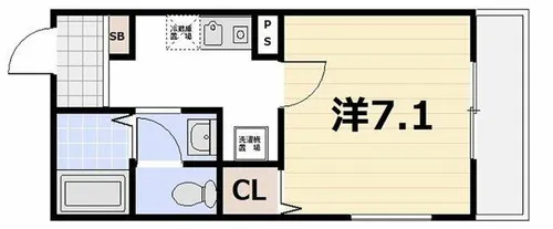 ルミエール梛【2階】の間取り
