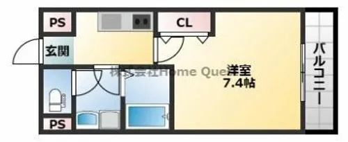 シャルマンヴァンベール【202号室】の間取り