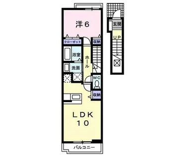フィーノヴィラⅡ【2階】の間取り