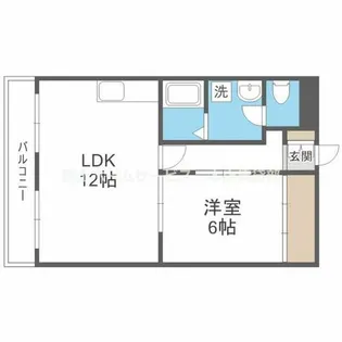 メジェーム住吉【301号室】の間取り