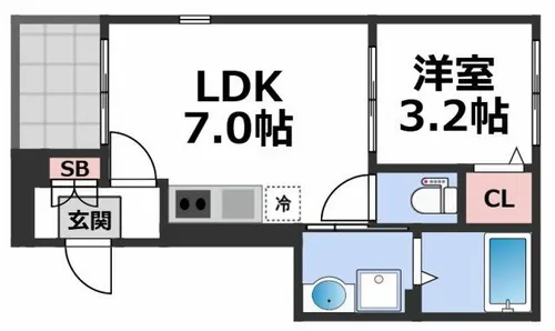 ルミナス小路【1階】の間取り