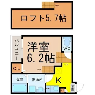 CUORE名古屋(クオーレ名古屋)【1階】の間取り