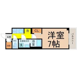 S-RESIDENCE名駅NorthⅡ【7階】の間取り