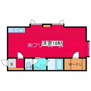 プラザ館ドーム前C棟【3階】の間取り