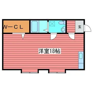 プラザ館ドーム前B【3階】の間取り