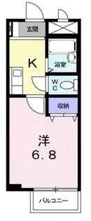 アベニール【1階】の間取り