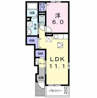 エアリー・コート【1階】の間取り