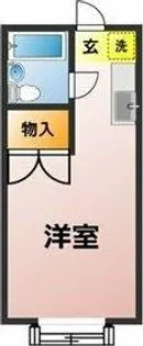 ユーゲントハイム【1階】の間取り