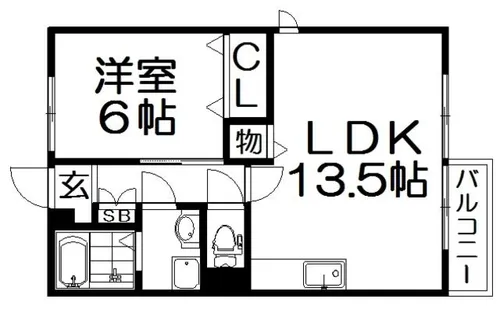 アムール下村【2階】の間取り