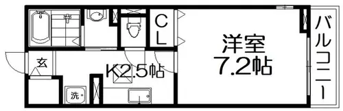アーバンハウス【1階】の間取り