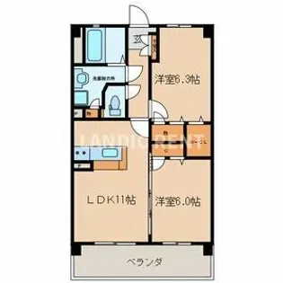 レジデンス ソレイユ【2階】の間取り