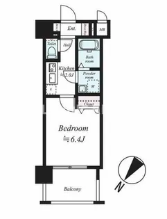 アレクサスラ・ストラーダ【6階】の間取り