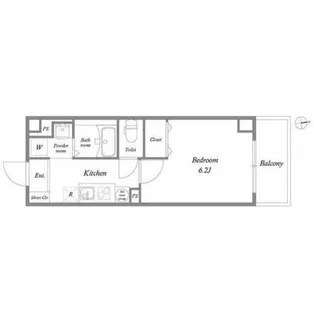 みおつくし十三【4階】の間取り