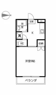 スプリングワン合田【2階】の間取り