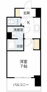 レジュールアッシュ梅田北【6階】の間取り