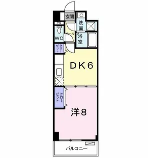 コン・タント・アモーレ【4階】の間取り