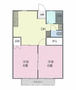 サンシティ向山B【1階】の間取り