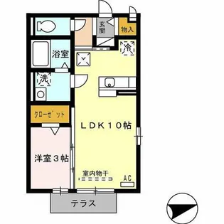 SumiYasu.So【101号室】の間取り