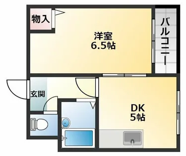 ラッシュプレミア松原【4階】の間取り