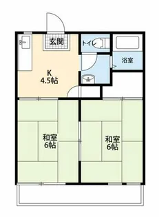 ファミール八帖【202号室】の間取り