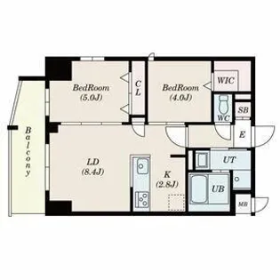 S-RESIDENCE名島【3階】の間取り