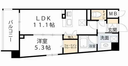 Sunny Place【4階】の間取り