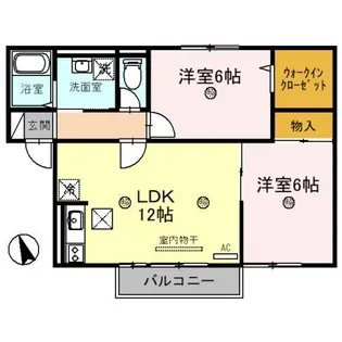 コンフォールコート【1階】の間取り