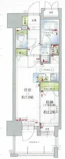 1Rの間取り画像