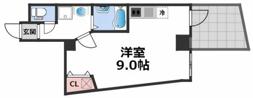 アウラ新深江【4階】の間取り