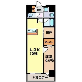 ロイジェント日吉【4階】の間取り