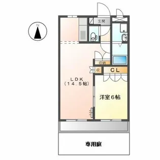 グリーンハイム新守山【1階】の間取り