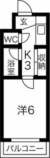 KJ館【2017号室】の間取り