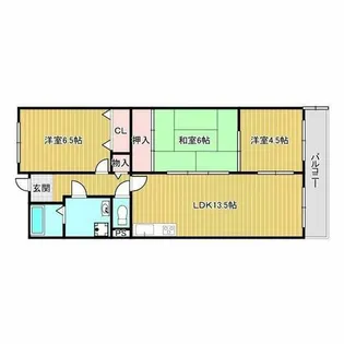 3LDKの間取り画像