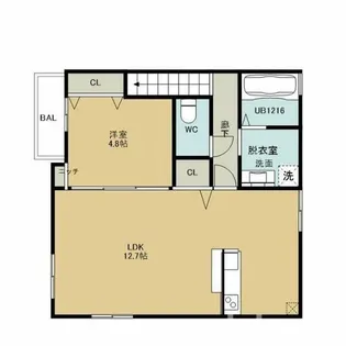 ルシアマルセ【2階】の間取り