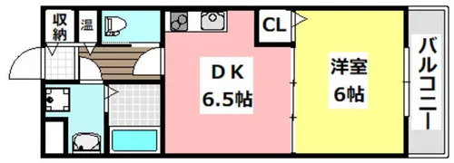 セイントプレイス【4階】の間取り