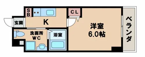 Live Casa田辺【2階】の間取り