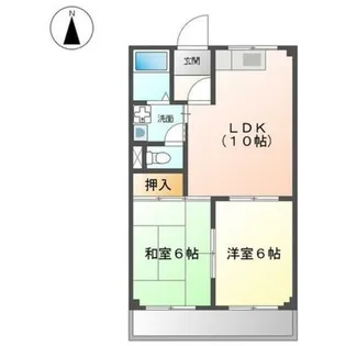 グリーンベルノモリ【2階】の間取り