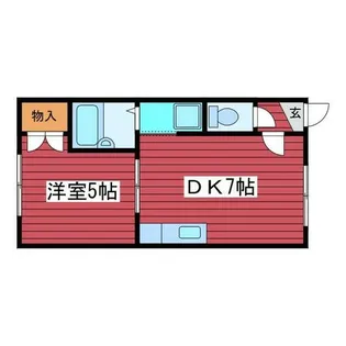 ルーベデンス月寒【1階】の間取り