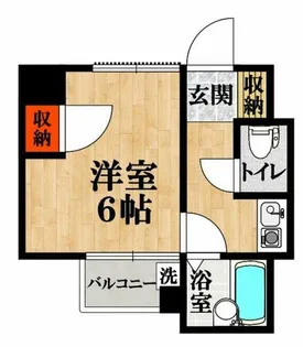 レジデンス山地【6階】の間取り