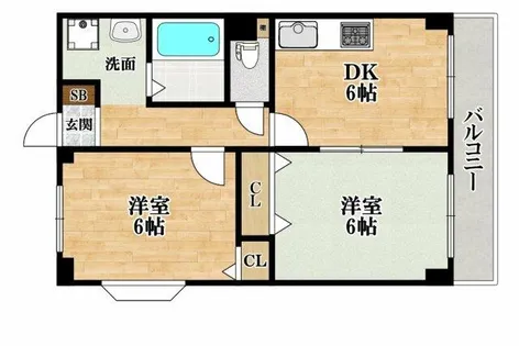 パレ・ド・フランセ【3階】の間取り