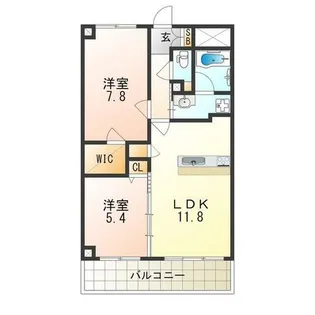 LAVIS【2階】の間取り