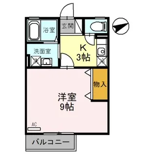 ソラリオ滝野【1階】の間取り